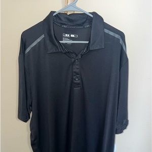 Polo shirt MSX by Michael Strahan. 2xlt black like new.